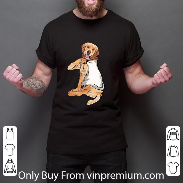 Original Golden Retriever Tattoos I Love Mom shirt