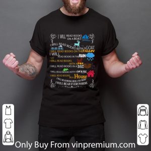 Top I Will Read Books On A Boat & I Will Read Everywhere shirt 2
