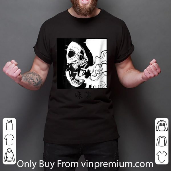 Pretty Minimalist Japanese Skull Dope shirt