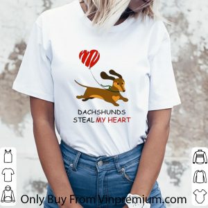 Nice Dachshunds Steal My Heart shirt 2