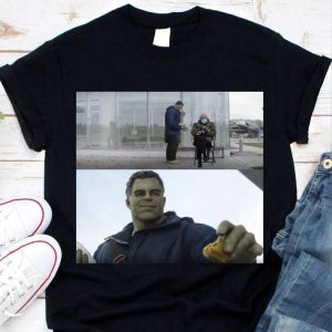 Official Hulk Bernie Sanders Mittens Sitting Inauguration Meme Shirt