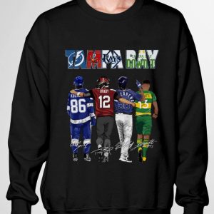 Official Tampa Bay Sports Team 2021 Lightning Tampa Bay Buccaneers Rays Rowdies Shirt 2