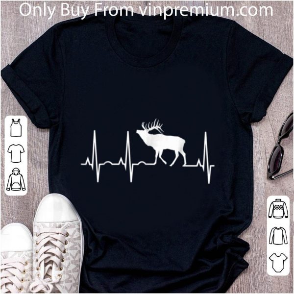 Premium Elk Heartbeat - Best Elk Lover Men Women Kids shirt