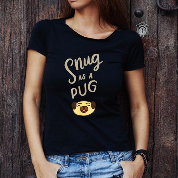 Hot Snug As A Pug Pajama Top Cute Dog Pajamas Pug T shirt