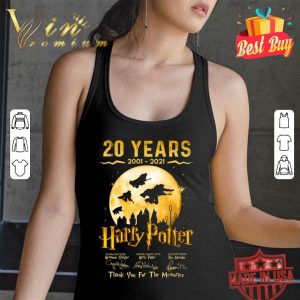 Hot 20 Years 2001-2021 Harry Potter Thank You For The Memories Shirt 2