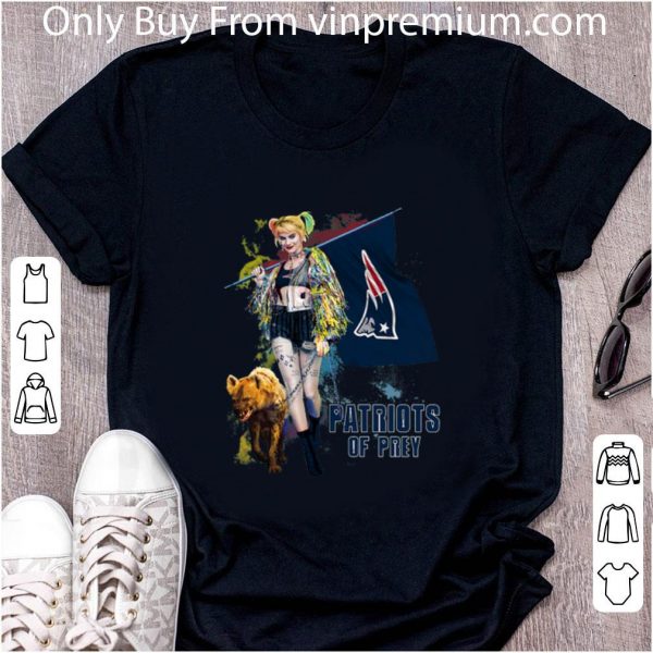 Pretty Harley Quinn New England Patriots Of Prey shirt