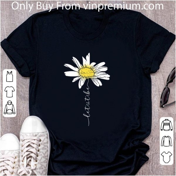 Top Sunflower let it be shirt