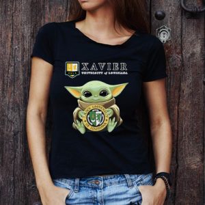 Awesome Star Wars Baby Yoda Hug Xavier University Of Louisiana shirt