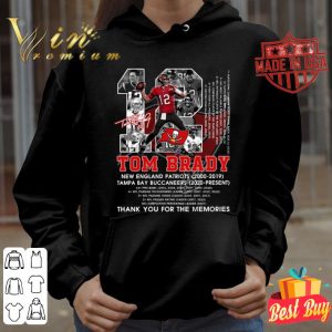 Official No. 12 Tom Brady New England Patriots 2000-2019 Tampa Bay Buccaneers 2020-Present Champions Super Bowl shirt 3