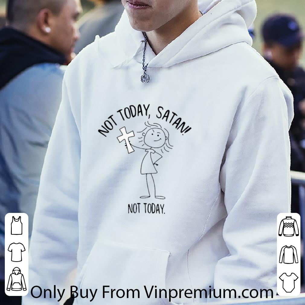 Premium Girl with Cross not today satan not today shirt ddc07967 premium girl with cross not today satan not today shirt 4 - Premium Girl with Cross not today satan not today shirt