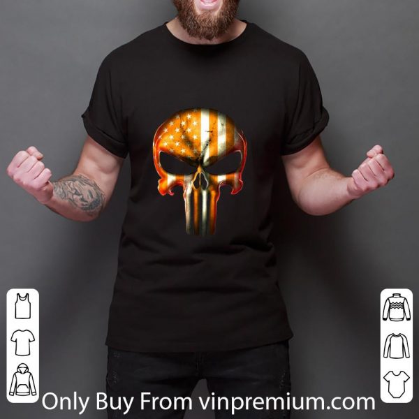 Pretty Punisher Tennessee Volunteers American Flag shirt
