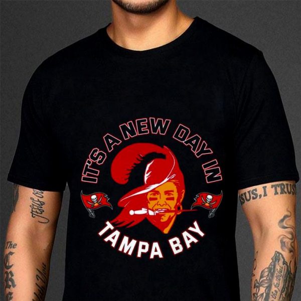 Best 2021 Tom Brady It's A New Day In Tampa Bay Buccaneers Champions Shirt