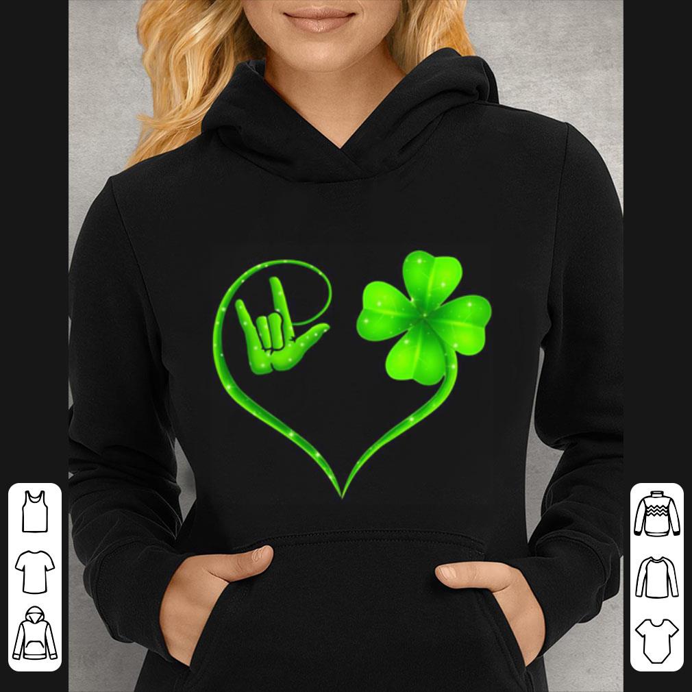 Hot Hand Making I Love You Sign Heart Clover St. Patrick's Day shirt f9d9a54b hot hand making i love you sign heart clover st patrick s day shirt 4 - Hot Hand Making I Love You Sign Heart Clover St. Patrick's Day shirt