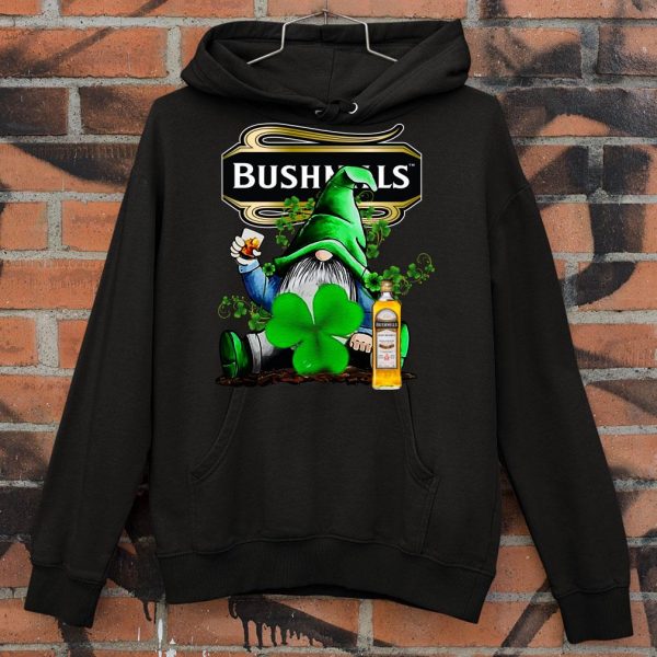 Official Gnome Bushmills Irish Whiskey Shamrock St. Patrick’s Day Shirt