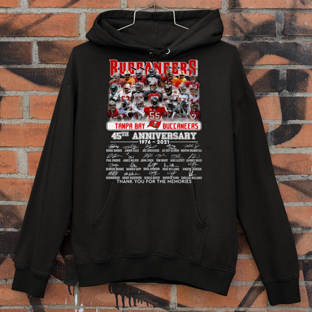 Premium Tampa Bay Buccaneers NFL 45th Anniversary 1976-2021 Signed Thank You For The Memories Shirt 1fd0d400 tampa bay buccaneers nfl 45th anniversary 1976 2021 signed thank you for the memories shirt 4 - Premium Tampa Bay Buccaneers NFL 45th Anniversary 1976-2021 Signed Thank You For The Memories Shirt