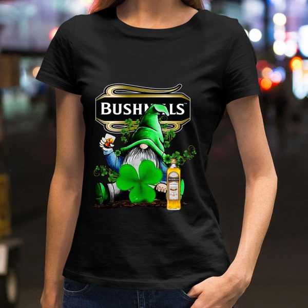 Official Gnome Bushmills Irish Whiskey Shamrock St. Patrick’s Day Shirt