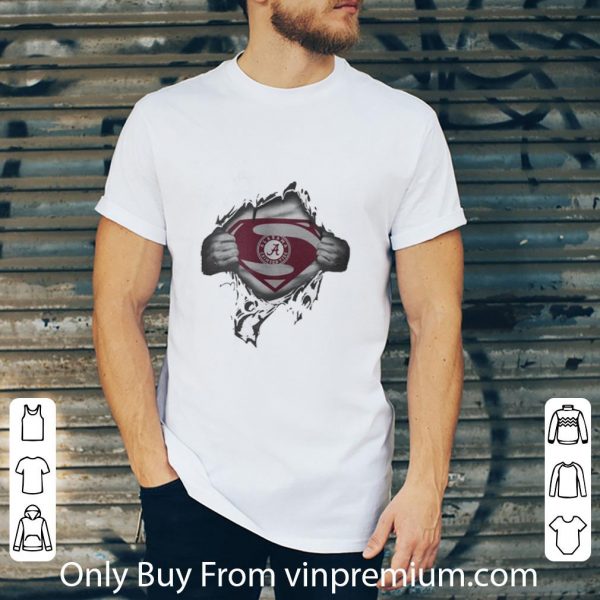 Hot Superman Alabama Crimson Tide Inside Me shirt