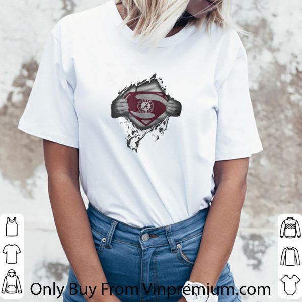 Hot Superman Alabama Crimson Tide Inside Me shirt