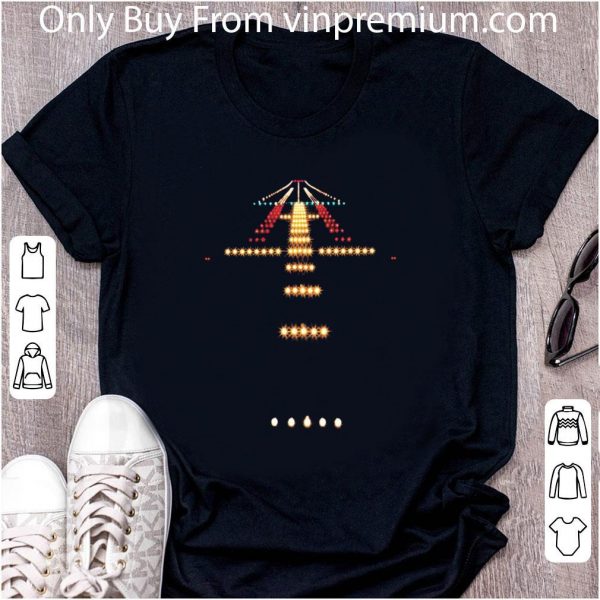 Pretty Airport Runway Night View shirt