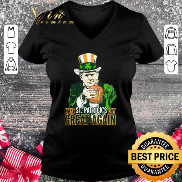 Awesome Donald Trump Crown Royal make St. Patrick’s day great again shirt