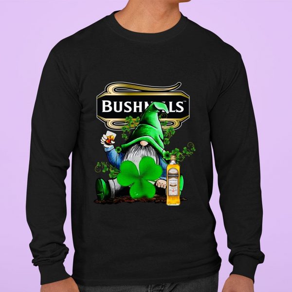 Official Gnome Bushmills Irish Whiskey Shamrock St. Patrick’s Day Shirt