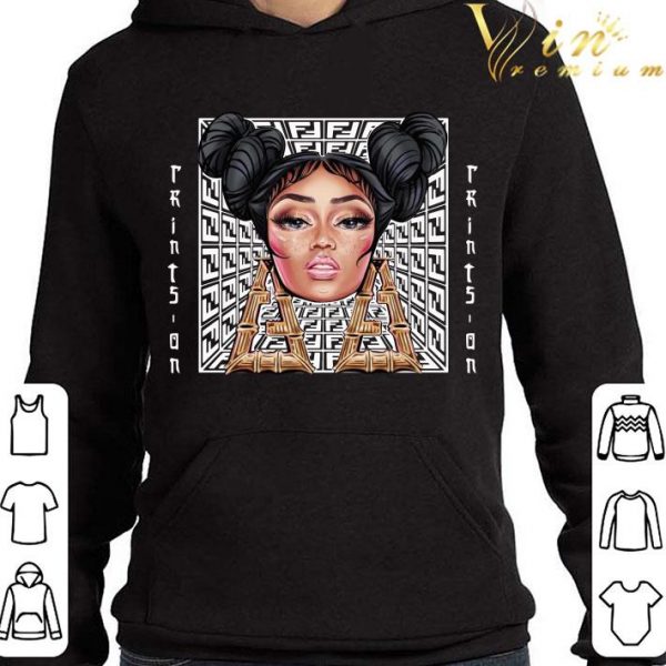 Nicki Minaj Fendi Prints On shirt