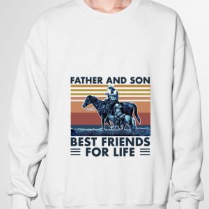 Original Horse Father And Son Best Friends For Life Vintage Retro shirt 2