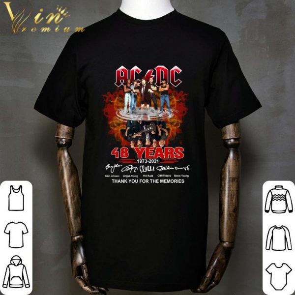 ACDC 48 Years 1973-2021 Signature shirt