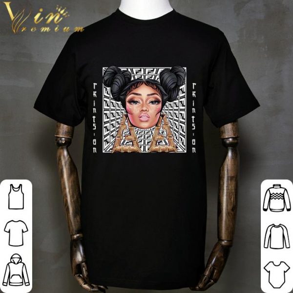 Nicki Minaj Fendi Prints On shirt