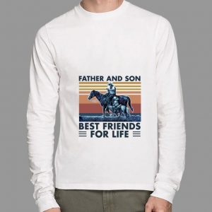 Original Horse Father And Son Best Friends For Life Vintage Retro shirt 1