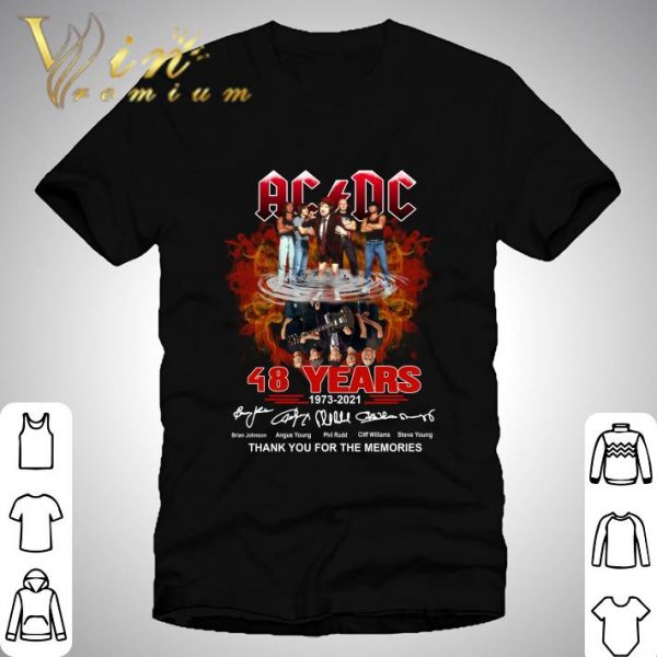 ACDC 48 Years 1973-2021 Signature shirt