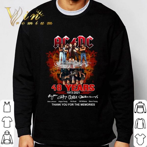ACDC 48 Years 1973-2021 Signature shirt