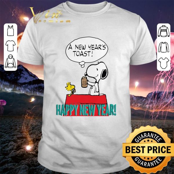 Premium Snoopy A New Years Toast Happy New Years shirt