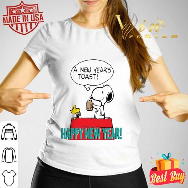 Premium Snoopy A New Years Toast Happy New Years shirt
