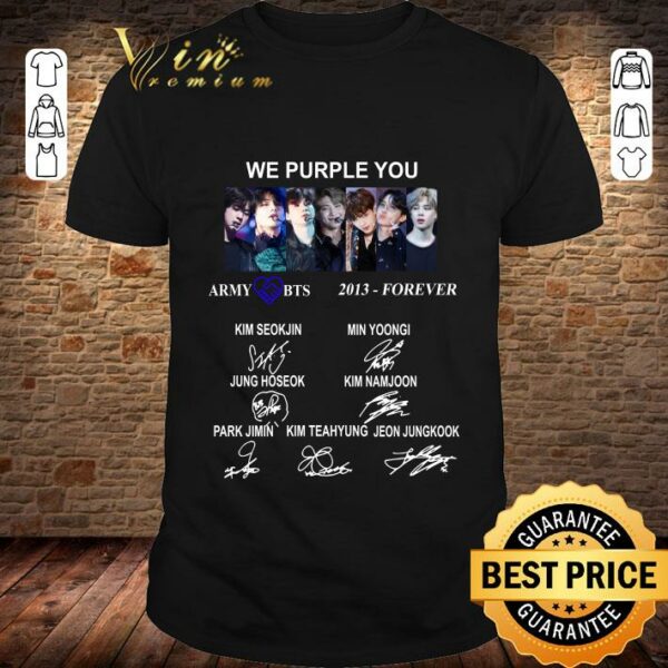 Original We Purpel You BTS shirt