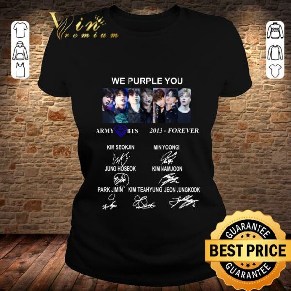 Original We Purpel You BTS shirt