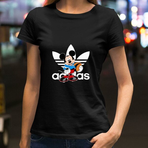 Premium Adidas Logo Rugby Mickey Mouse Disney Sports shirt