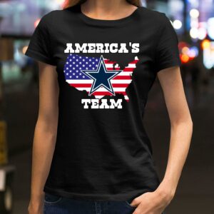 Premium Americas Team American Flag Veteran Independence Day Dallas Cowboys shirt 1