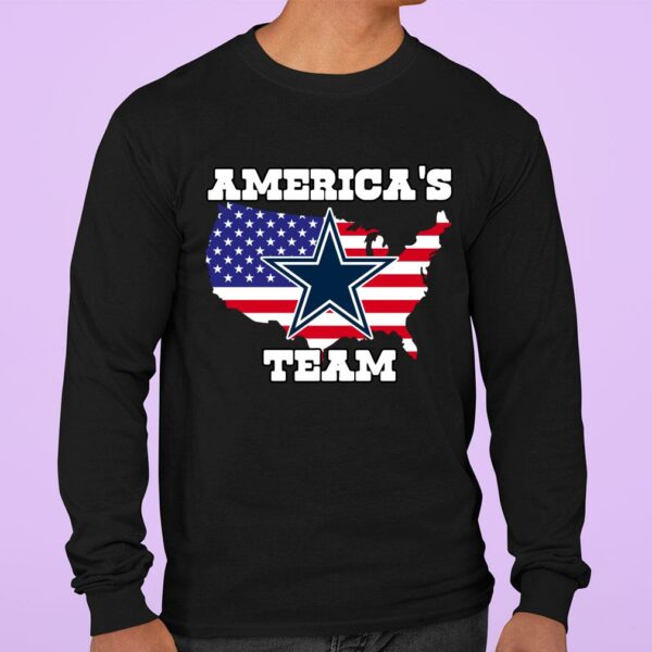 Premium Americas Team American Flag Veteran Independence Day Dallas Cowboys shirt