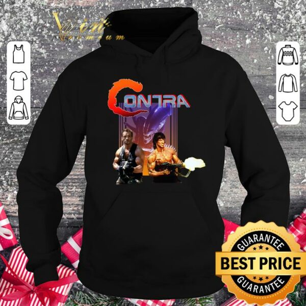 Original Contra movie Sylvester Stallone Arnold Schwarzenegger shirt