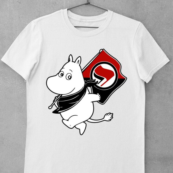 Funny Fender Antifa Moomin Anti Fascist shirt