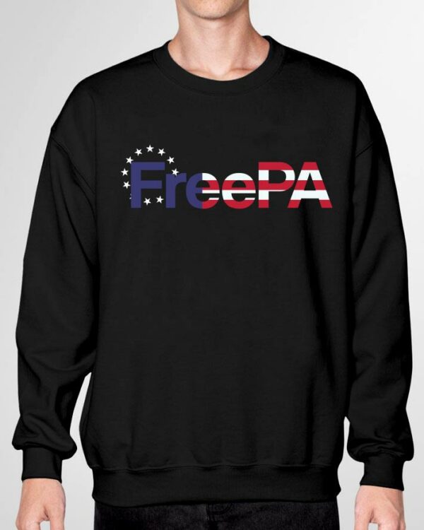 Premium Free Pa American Flag shirt