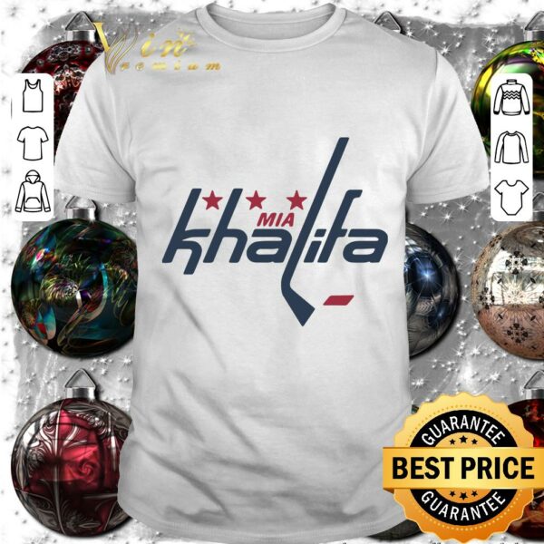 Funny Mia Khalifa Washington Capitals shirt
