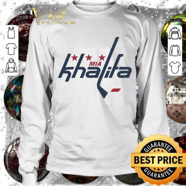Funny Mia Khalifa Washington Capitals shirt