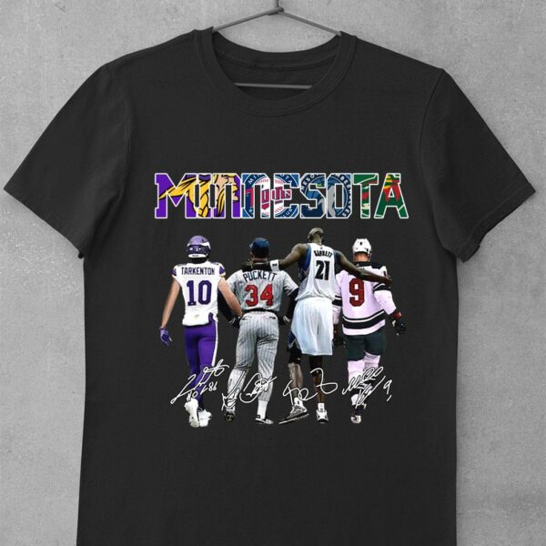 Best Minnesota sports teams signatures shirt