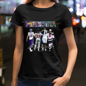 Best Minnesota sports teams signatures shirt 1