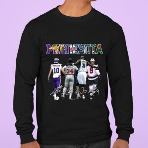 Best Minnesota sports teams signatures shirt 2