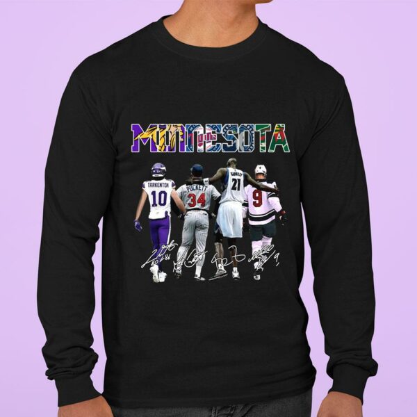 Best Minnesota sports teams signatures shirt