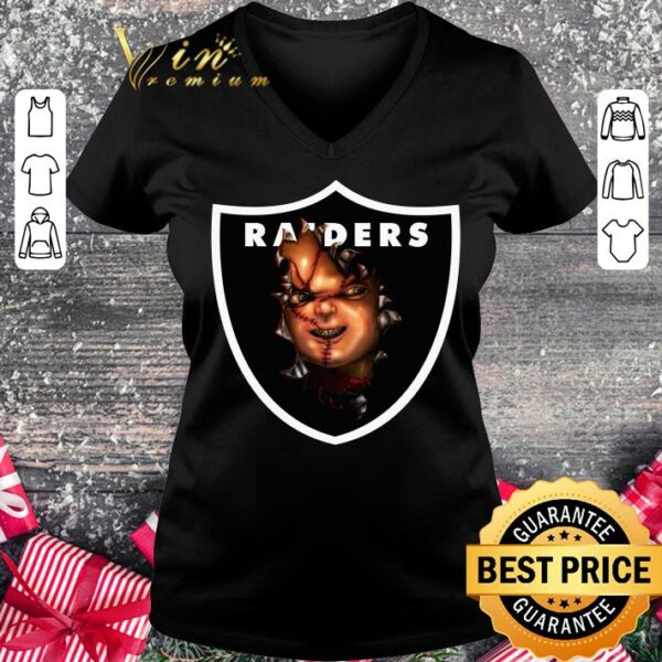 Awesome Oakland Raiders Chucky Logo shirt