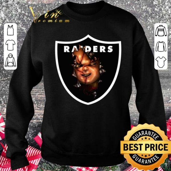 Awesome Oakland Raiders Chucky Logo shirt